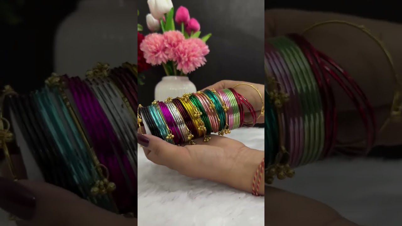 bangles sets #meesho #amazonhaul #festive #indianwear #meeshofinds #meeshohaul #bangles #jwellery