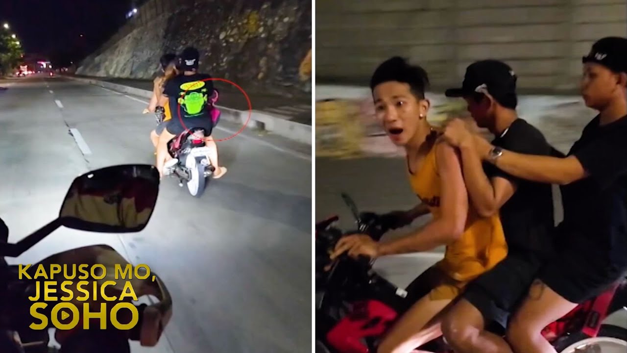 Mga tinukoy na holdaper na tumatakas na naka-motorsiklo, na-caught on cam | Kapuso Mo, Jessica Soho