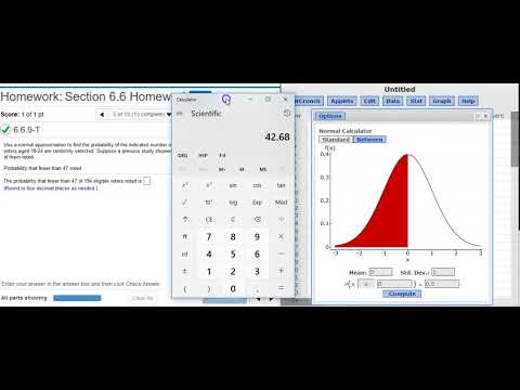 [6.6.9-T] Finding the probability of voters voting with a normal approximation of the binomial