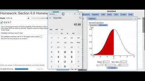 [6.6.9-T] Finding the probability of voters voting with a normal approximation of the binomial