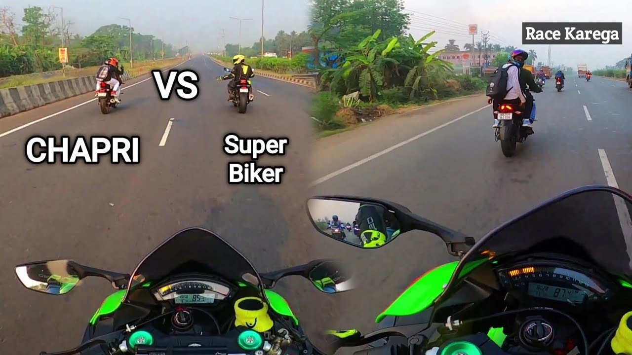 Chapri Riders😡Wanted To Race With Superbikes😱 ZX10R Vs Z900 YouTube