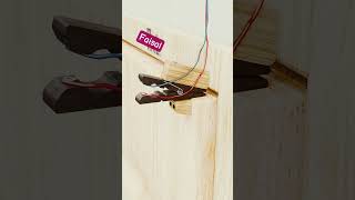 DIY Auto Activate Alarm Switch Using a Wooden Cloth Peg126k