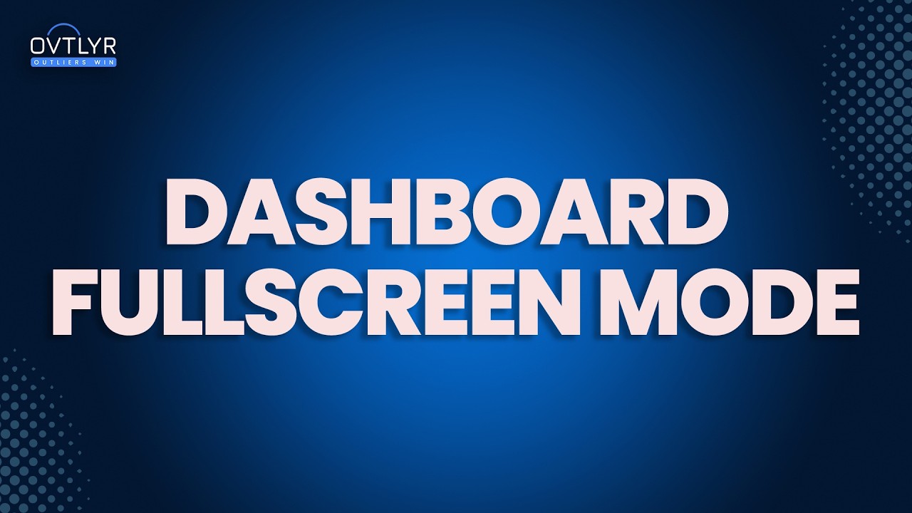 016 OVTLYR Dashboard Full Screen Mode - YouTube
