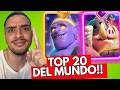 TOP 20 DEL MUNDO EN CLASH ROYALE!!! Pre End Season +3200 ❤️‍🩹​😈​😡​