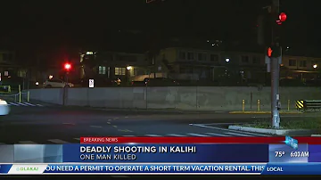One dead following an overnight shooting in Kalihi