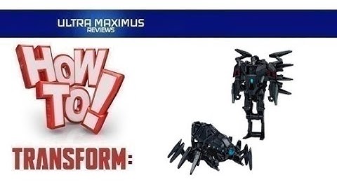 🔥 How to Transform Airachnid | Transformers ONE | 1 Step Changer