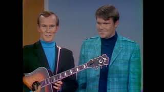 Glen Campbell and writerJohnny Hartford singing Gentle on my mind on the Smothersbrothersshow Feb'68