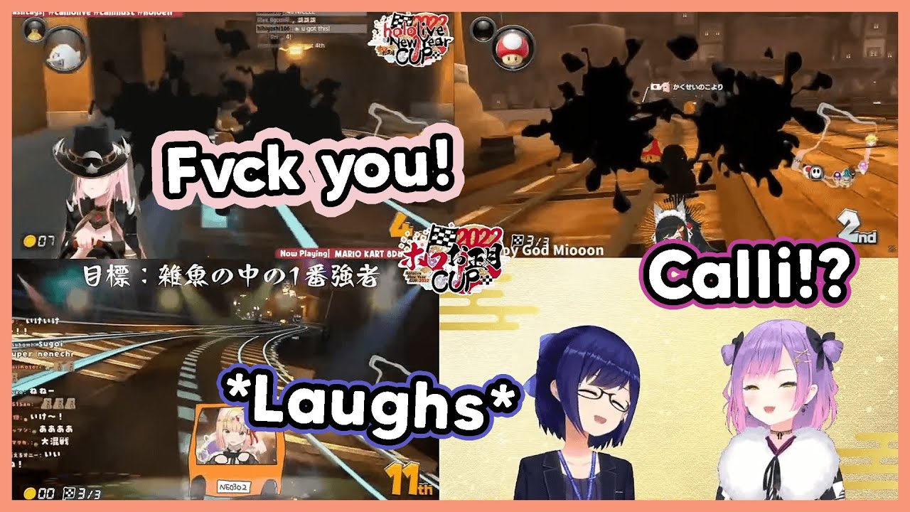 Calli always get caught swearing when she's in main screen【#ホロお正月CUP2022】