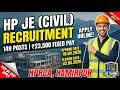 Himachal Pradesh Junior Engineer Vacancy 2026#job #je #trending #engineering #study #students #viral