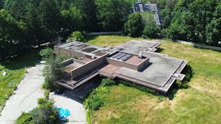 Absolutely Incredible ABANDONED mid century modern mansion **indoor pool** 