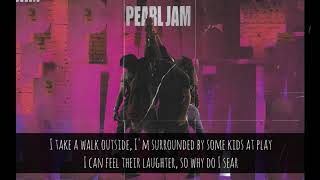 Pearl Jam - Black Unplugged Live (with Lyrics)
