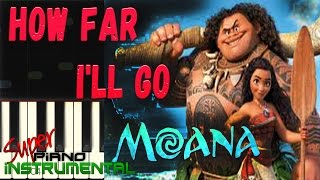 Moana - How Far I'll Go!!! ( Incredible piano, Instrumental, Synthesia) screenshot 5