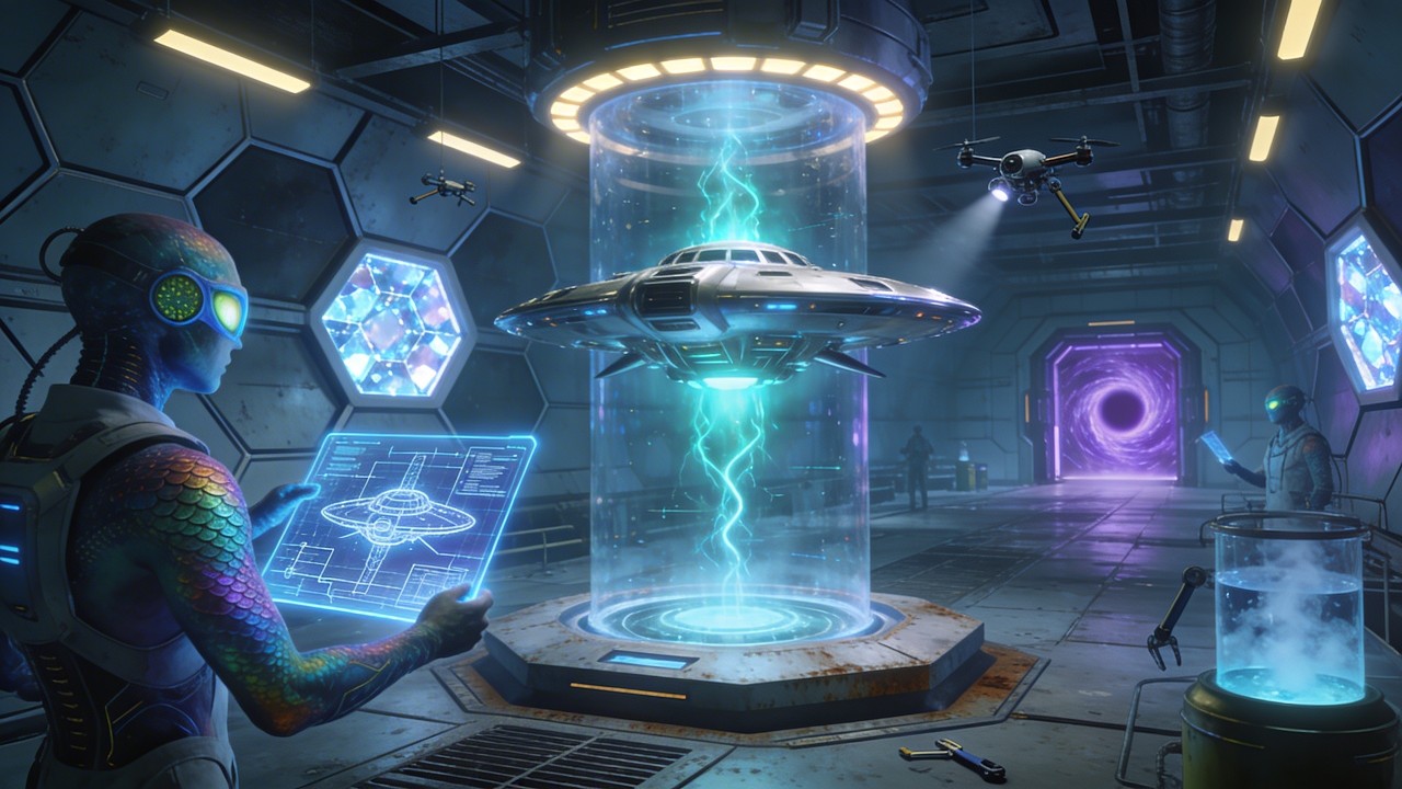 How Alien Scientists Build Advanced UFO Systems | AI Simulation - YouTube