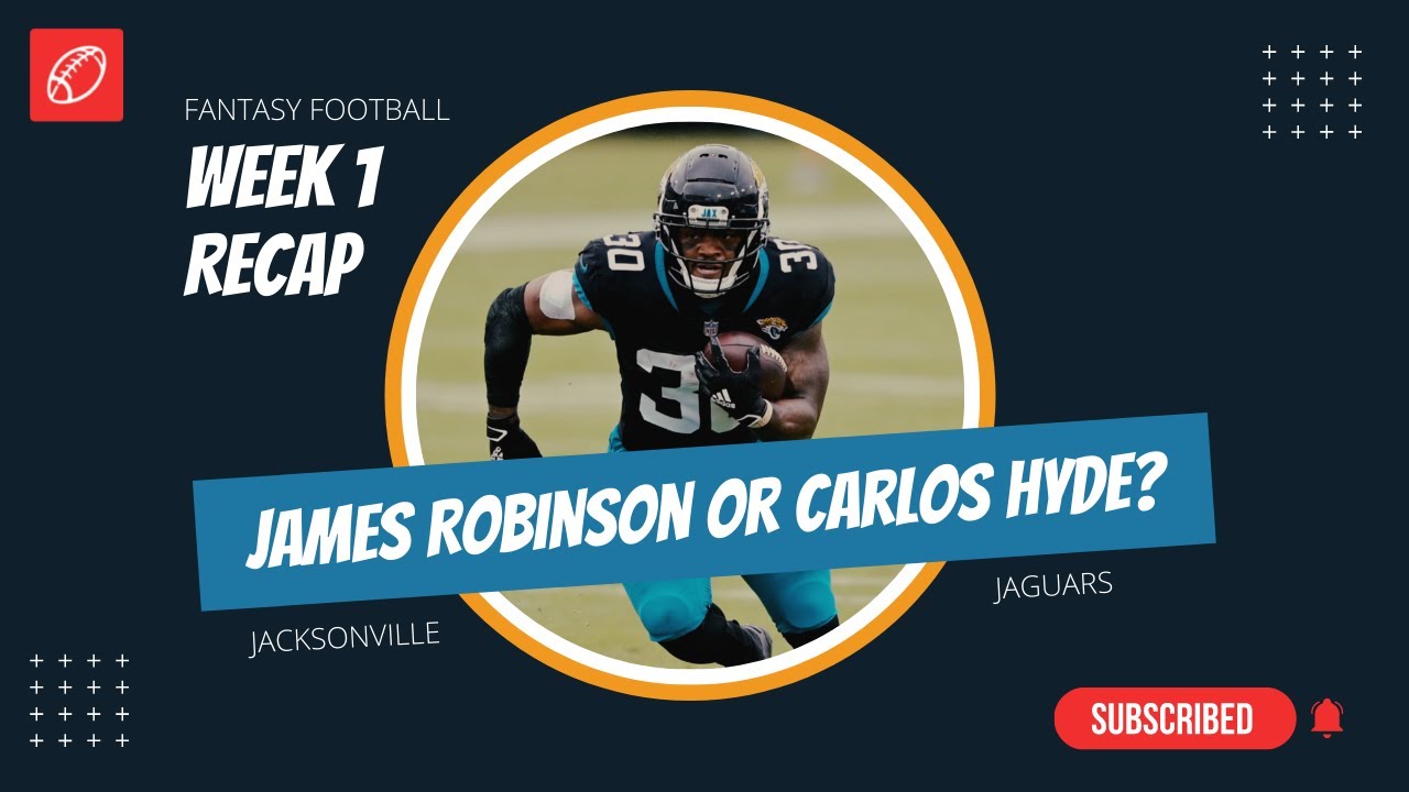 Jacksonville Jaguars Week 1 Recap | James Robinson & Carlos Hyde