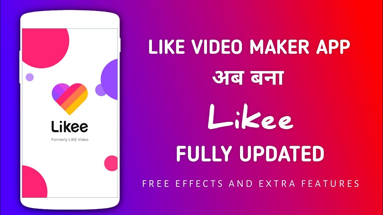 Like app fully updated 2019 - likee - formerly with extra features - by Techykr