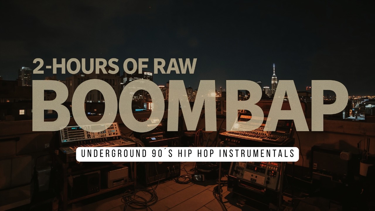 2 Hours of Raw Boom Bap – Underground 90s Hip Hop Instrumentals | Jarlonex