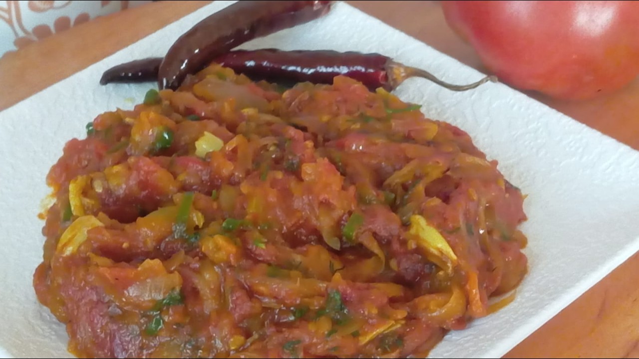 কক্সবাজারের হোটেলের স্পেশাল টমেটো ভর্তা । Coxbazar hotel style Tomato vorta । পোড়া টমেটো ভুনা ভর্তা।