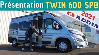 Présentation du TWIN SUPRÊME 600 SPB ADRIA "Modèle 2021" *Instant Camping-Car*