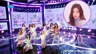 【IZ*ONE】Who covered WonYoung's part of Violeta when she absented? @ Music Core