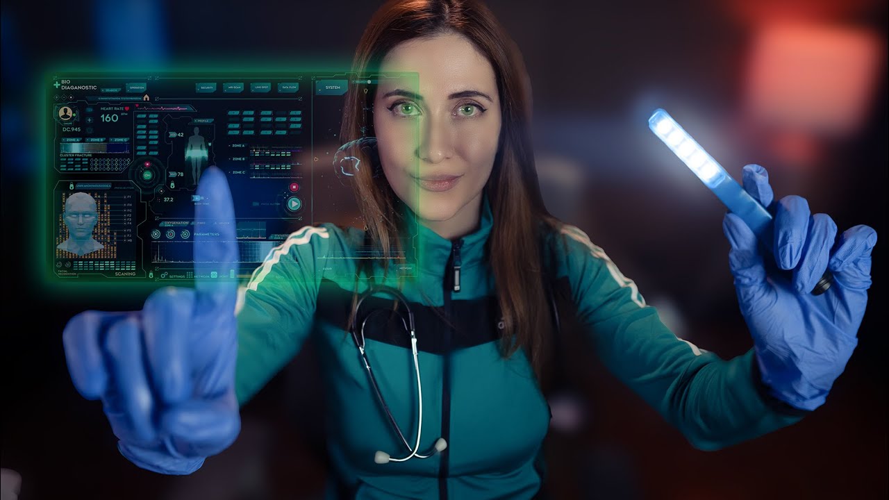 ASMR Осмотр Черепных Нервов: Самый Реалистичный и Расслабляющий Медицинский Опыт!