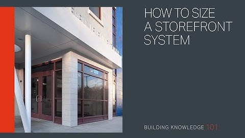 How to Size a Storefront System
