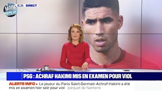 Achraf Hakimi, Joueur Du Paris Saint-Germain, Mis En Examen Pour Viol