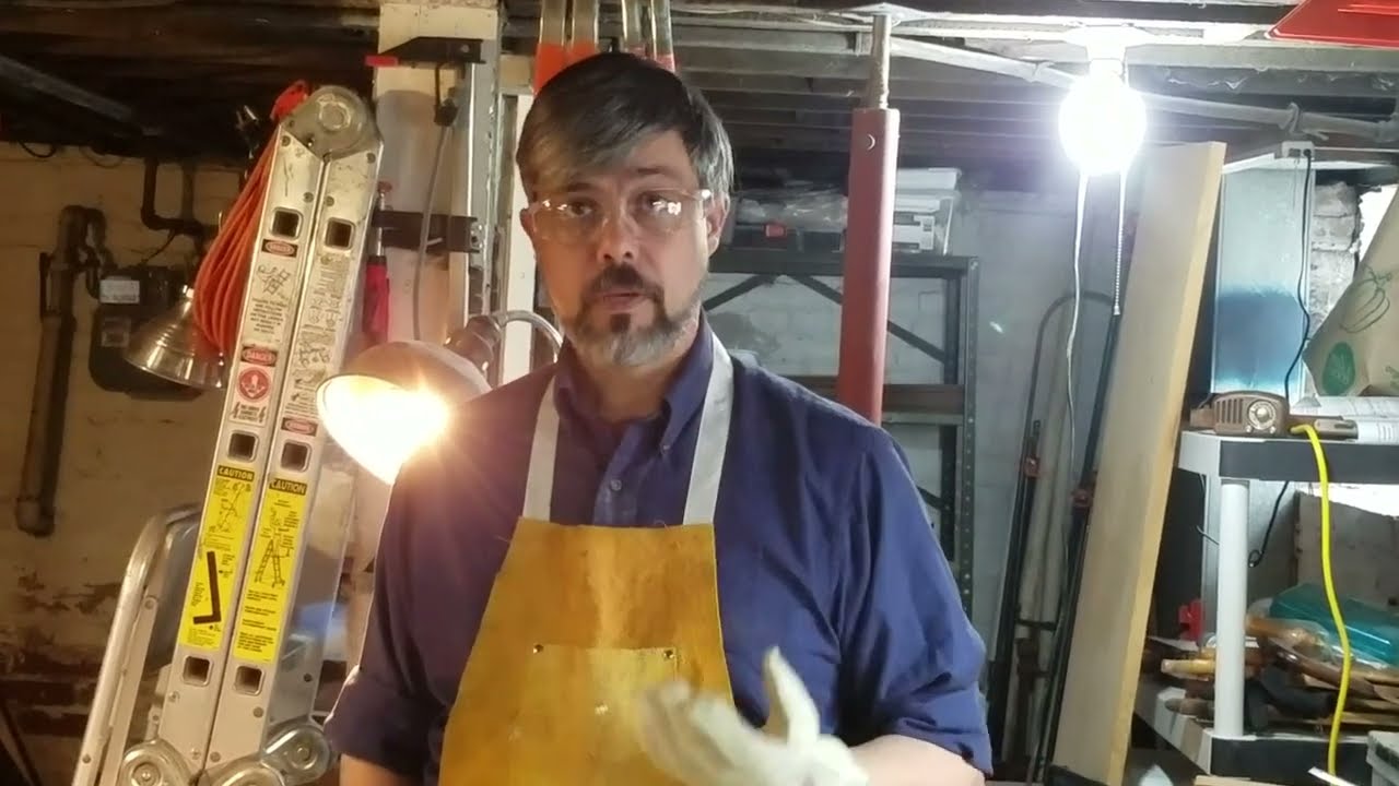 Pouring Molten Pewter and Making Medallions