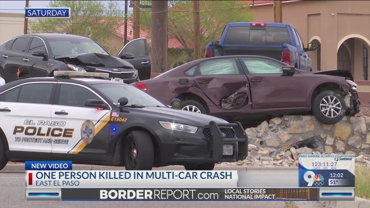1 person killed in crash involving semitruck in East El Paso - YouTube