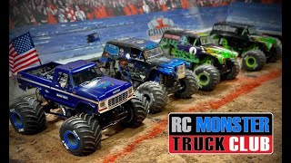 Losi Mini LMT Monster Truck Racing And Freestyle With The RC Monster Truck Club At Canyon Hobbies.
