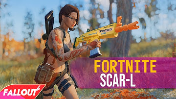 Fallout 4 - Scar-L - AAA Fortnite Nerf Gun - Xbox One & PC Mods