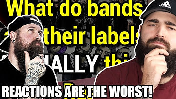 TANKTHETECH - Bands/Labels/Publishers ACTUALLY told me what they think of reactions | Richard Reacts