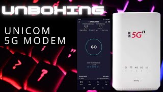Unboxing unicom vn007+ 5G modem