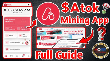 🤑 $ATOK MINING APP FREE AIRDROP FULL GUIDE//SAME PI NETWORK MINING//NO INVESTMENT//FREE AIRDROP 2025