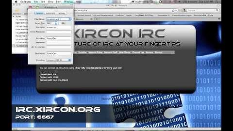 Connecting to XiRCON IRC
