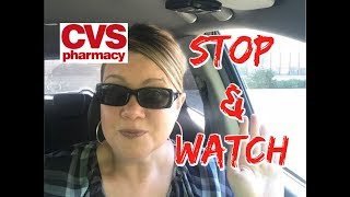 CVS STOP ✋ AND WATCH VIDEO ~ HOLD these CRT's!!!!