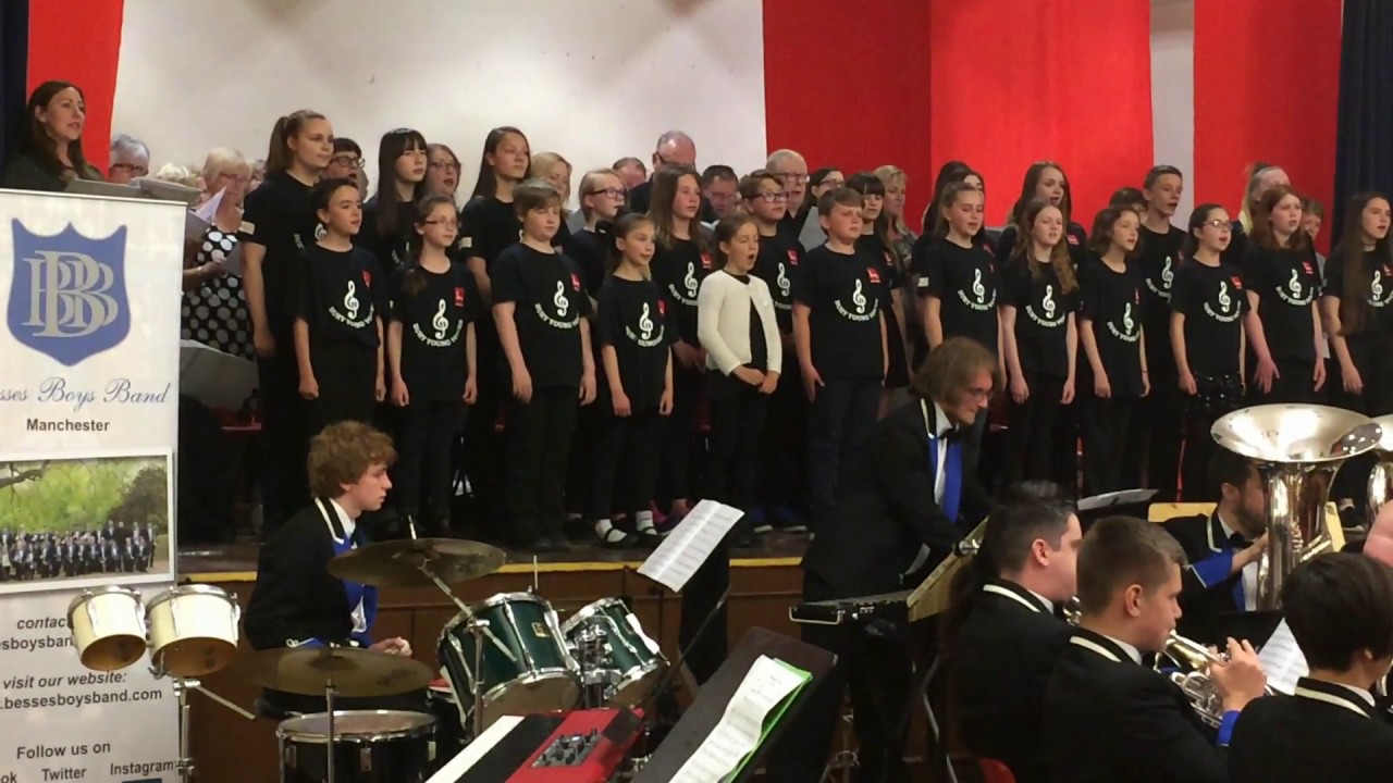 Bury Community Choir,  Bury Young Voices,  Besses Boys Band -  Fire in the Blood