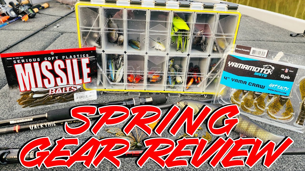 Bass Fishing Gear Review New Rods, Crankbaits, Topwater, Worms! Fishing
