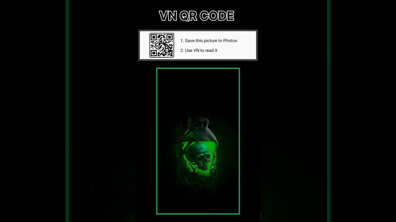 Vn qr codes editing vn code template reels 