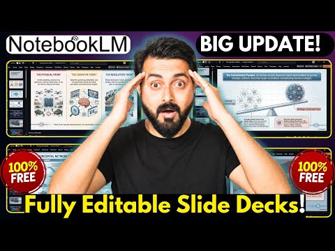 HUGE UPDATE! Notebook Creates FULLY Editable Slide Decks