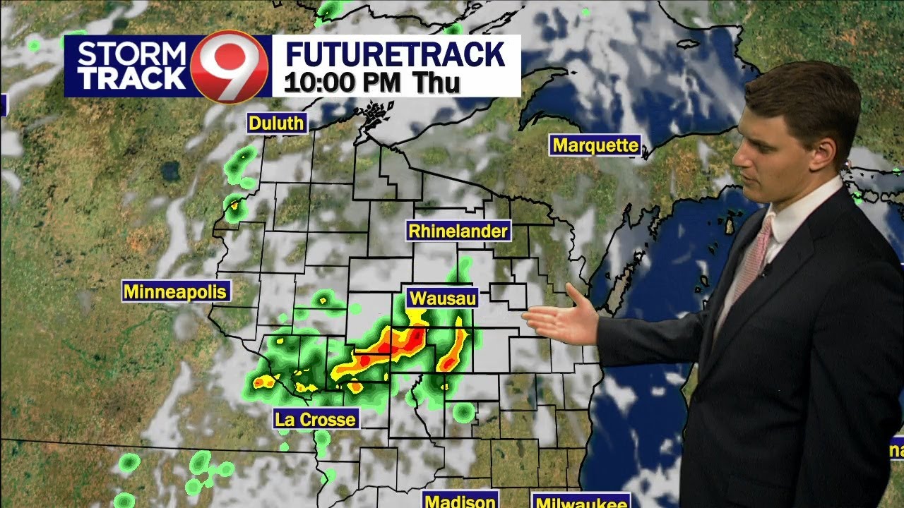 Sun tomorrow then rain chances begin - YouTube