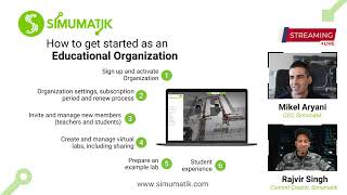 Webinar 4: How to get started as an Educational Organization in Simumatik
