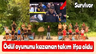Odul oyununu kazanan takim kameralara takildi