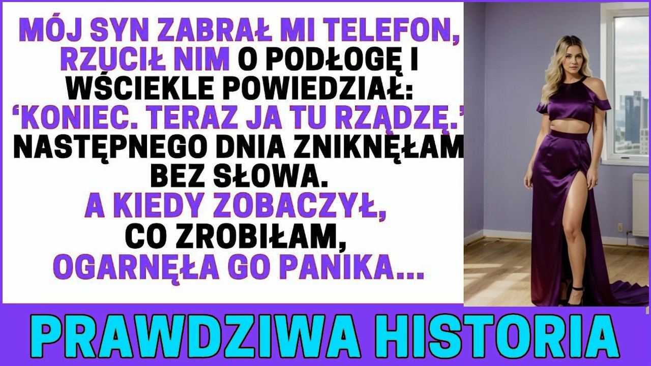 Siedziałam spokojnie w kuchni, rozmawiając z siostrą o świętach, gdy mój trzydziestoletni syn wszedł do pokoju z wściekłością na twarzy. „Dawaj ten telefon. Koniec rozmowy” – warknął. Zanim...