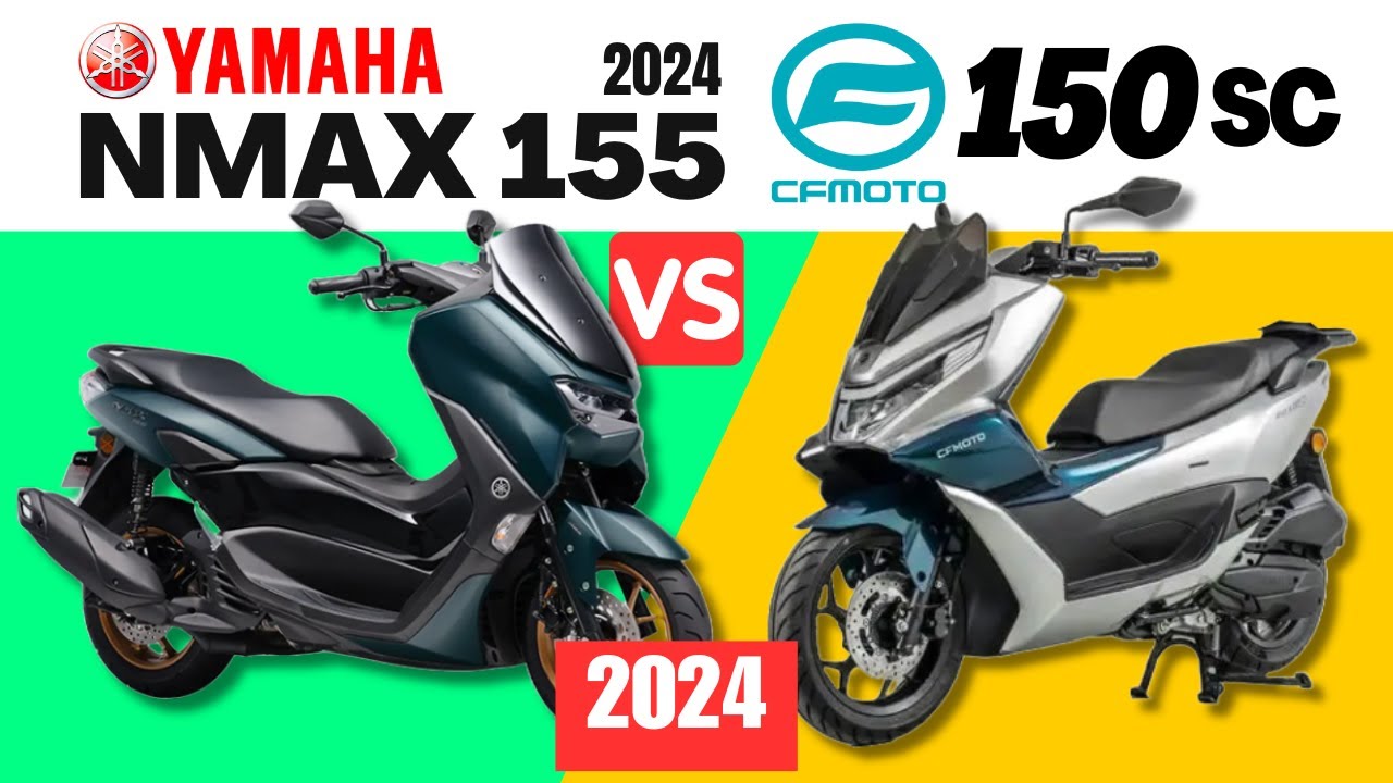Yamaha NMAX vs CF Moto 150 SC | Side by Side Comparison | Specs & Price | 2024