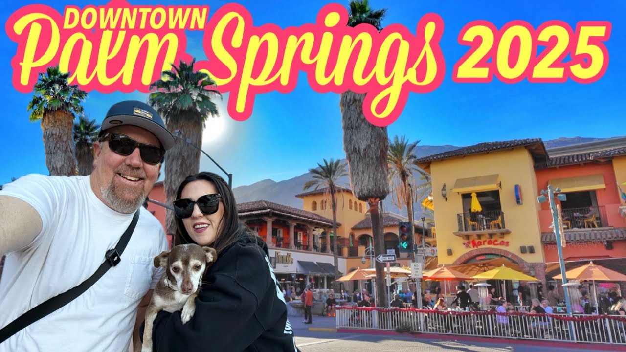 PALM SPRINGS 2025! How We Spent Our New Years Day-Brunch, Palm Canyon Drive, Graffiti Walls + Dinner