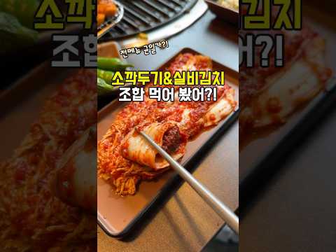 대전 도안동 실비김치와 소깍두기의 조합 가수원집