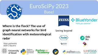 EuroSciPy 2023 - The use of graph neural networks for bird identification with meteorological radar screenshot 2