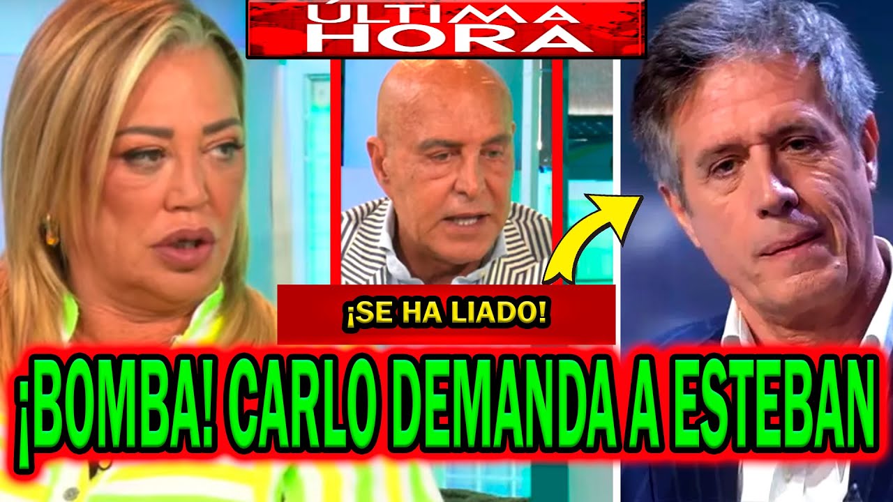 💥¡BOMBA! CARLO COSTANZIA DEMANDA A BELÉN ESTEBAN TRAS AMENAZAS Y ENFADO DE ALEJANDRA RUBIO