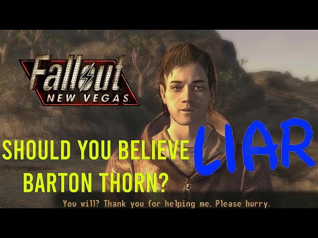 Should you Help Barton Thorn  with his Girlfriend ?