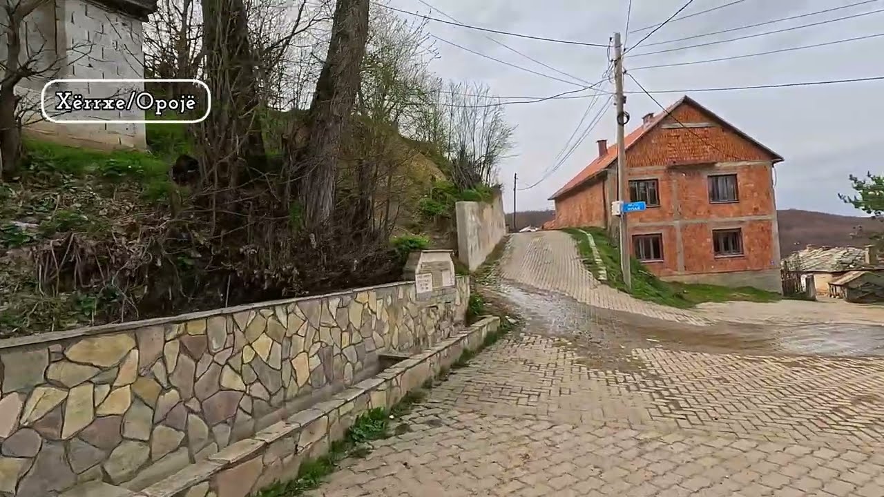 Fshati Xërrxe/Opojë - Vozitje në fshat 4K